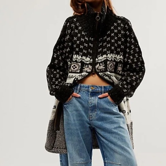 NWT We The Free - XS - Fantastic Convo Cardi Wool - Picture 4 of 9